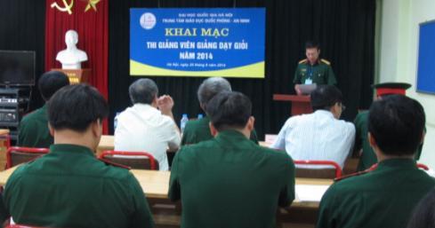 Khai mạc Hội thi Giảng viên dạy giỏi năm 2014